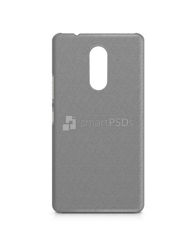 Lenovo Vibe K6 Note 3d IMD Mobile Case Design mockup 2016
