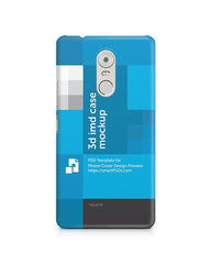 Lenovo Vibe K6 Note 3d IMD Mobile Case Design mockup 2016