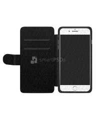 Apple iPhone 7 Plus 2d Wallet Mobile Case Design Mockup 2016