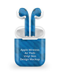 Apple Wireless Airpods Vinyl Skin Design Mockup