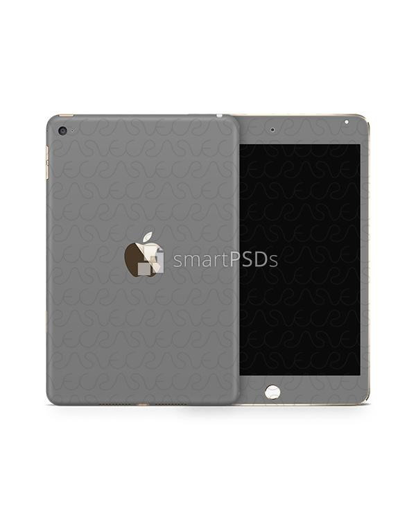 Apple iPad Mini 4 Tablet Skin Design Template 2015