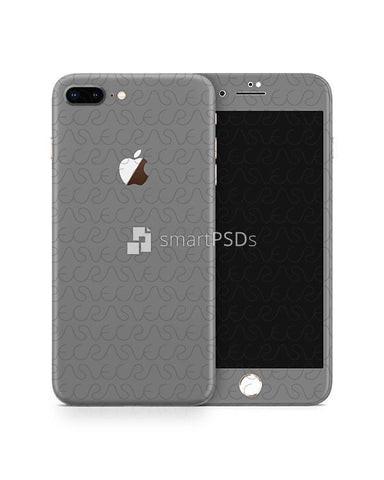 Apple iPhone 8 Plus Vinyl Skin Design Mockup 2017