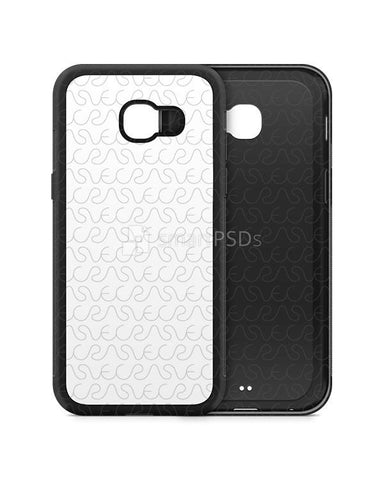 Samsung Galaxy A5 2017 2d Rubber Flex Mobile Case Design Mockup 2017