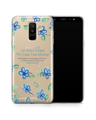 Samsung Galaxy A6 Plus UV TPU Clear Case Design Mockup 2018