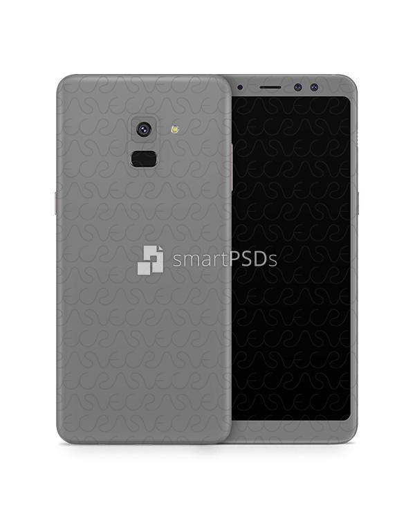 Samsung Galaxy A8 Plus 2018 Vinyl Skin Design Mockup
