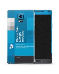 Galaxy Note 4 Mobile Skin Design Template