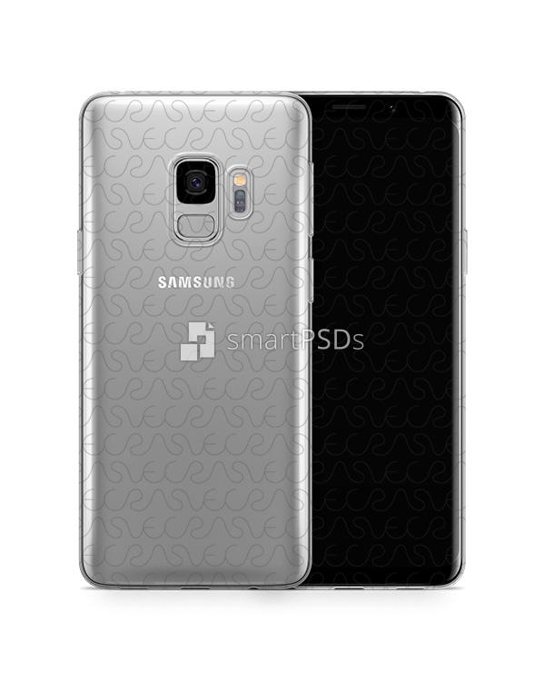 Samsung Galaxy S9 UV TPU Clear Case Design Mockup 2018