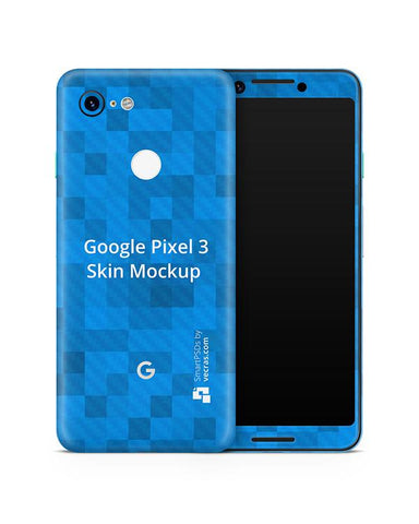 Google Pixel 3 Vinyl Skin Design Mockup 2018