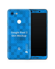 Google Pixel 3 Vinyl Skin Design Mockup 2018