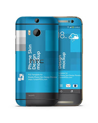 HTC One M8 Mobile Skin Design Template