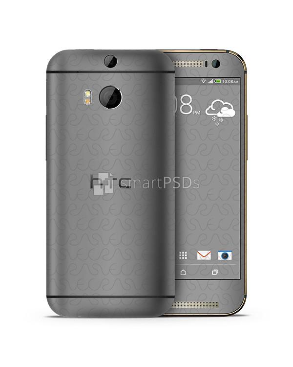HTC One M8 Mobile Skin Design Template