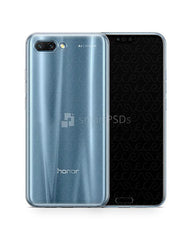 Honor 10 UV TPU Clear Case Mockup 2018