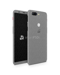 OnePlus 5T Vinyl Skin Design Mockup 2017 (Front-Back Angled)