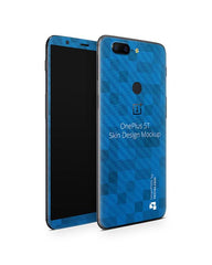 OnePlus 5T Vinyl Skin Design Mockup 2017 (Front-Back Angled)