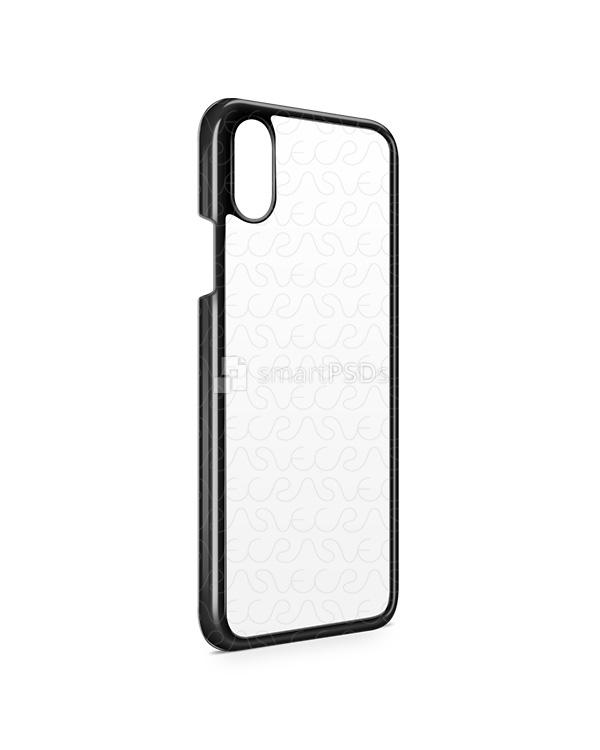 Apple iPhone X 2d PC Colored Mobile Case Design Mockup 2017