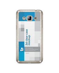 Samsung Galaxy J3 2016 2d Clear Mobile Case Design Mockup 2016