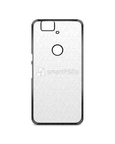 Google Nexus 6P 2d IMD Colored Mobile Case Design Mockup 2015