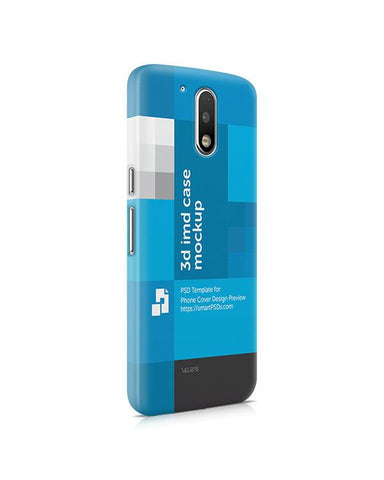 Motorola Moto G4 Plus 3d IMD Mobile Case Design Mockup 2016
