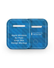 Apple Wireless Airpods Vinyl Skin Design Mockup