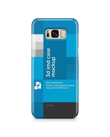Samsung Galaxy S8 Plus Phone Cover Design Template (Open Cut)