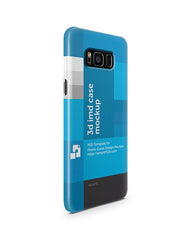 Samsung Galaxy S8 Plus 3d IMD Mobile Case Design Mockup 2017 (Open Cut Combo)