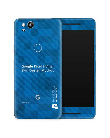 Google Pixel 2 Vinyl Skin Design Mockup 2017