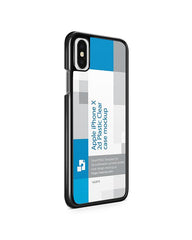 Apple iPhone X 2d PC Colored Mobile Case Design Mockup 2017