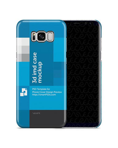 Samsung Galaxy S8 Plus 3d IMD Film Cover Design Template (V3 Combo)