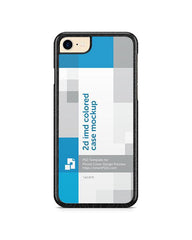 iPhone 7 2d Colored Phone Cover Design Template (Back)