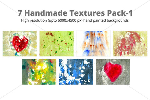 Artistic Texture - Handmade Water Color Backgrounds