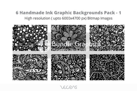 Handmade Ink Graphic Bitmap Images Pack -1