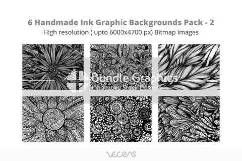 Handmade Ink Graphics Background Pack-2