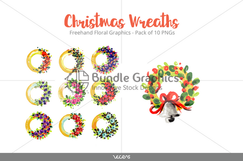 Christmas Wreaths - Creative Floral Circles