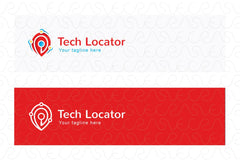 Tech Locator - Iconic Stock Logo Design Template