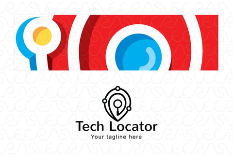 Tech Locator - Iconic Stock Logo Design Template