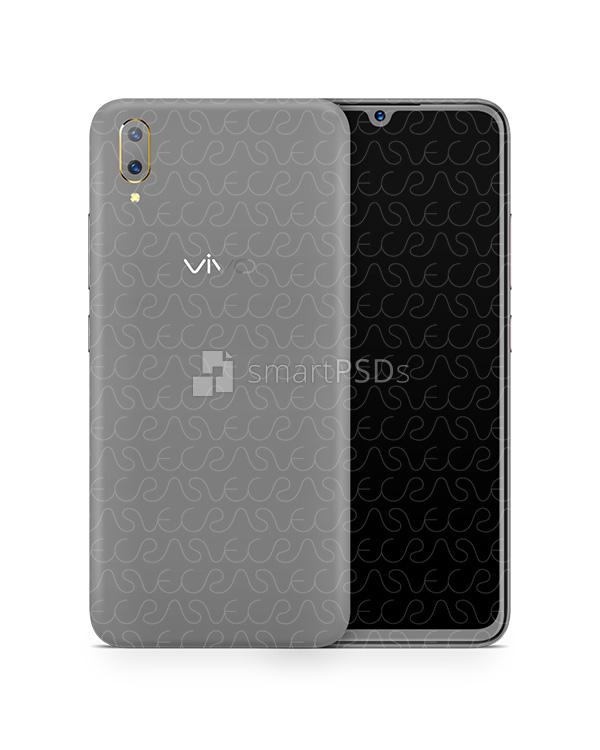 Vivo V11 Pro Vinyl Skin Design Mockup 2018