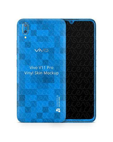 Vivo V11 Pro Vinyl Skin Design Mockup 2018