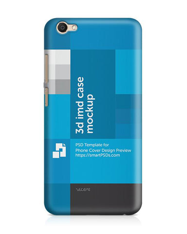 Vivo V5 3d IMD Mobile Case Design Mockup 2016