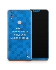 Vivo V9 Youth Vinyl Skin Design Mockup 2018
