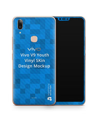 Vivo V9 Youth Vinyl Skin Design Mockup 2018