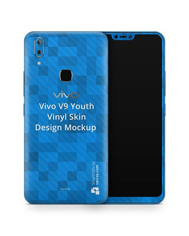 Vivo V9 Youth Vinyl Skin Design Mockup 2018