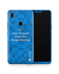 Vivo V9 Youth Vinyl Skin Design Mockup 2018