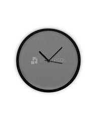 Round Wall Clock Design Mockup - 3 Views