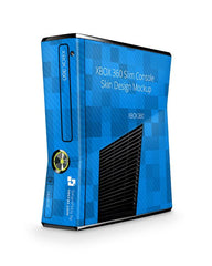 Xbox 360 Slim Console Vinyl Skin Design Template (3 Views)