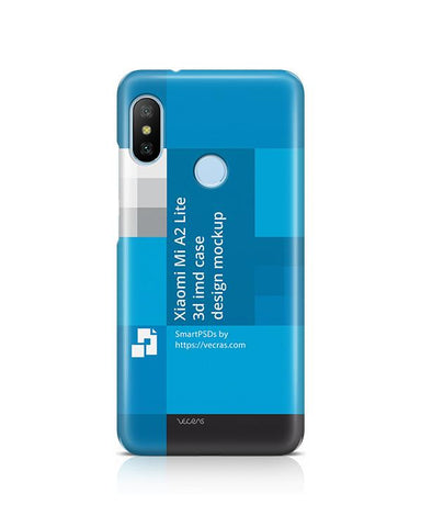Xiaomi Mi A2 Lite 3d IMD Case Design Mockup 2018