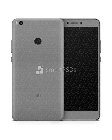 Xiaomi Mi Max 2 Vinyl Skin Design Mockup 2018
