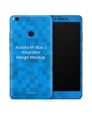 Xiaomi Mi Max 2 Vinyl Skin Design Mockup 2018