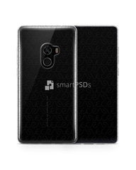 Xiaomi Mi Mix 2 UV TPU Clear Case Design Mockup 2017