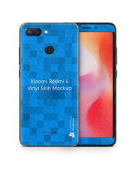Redmi 6 Vinyl Skin Design Mockup 2018