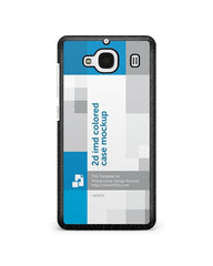 Xiaomi Redmi MI2S 2d IMD Colored Mobile Case Design Mockup 2013